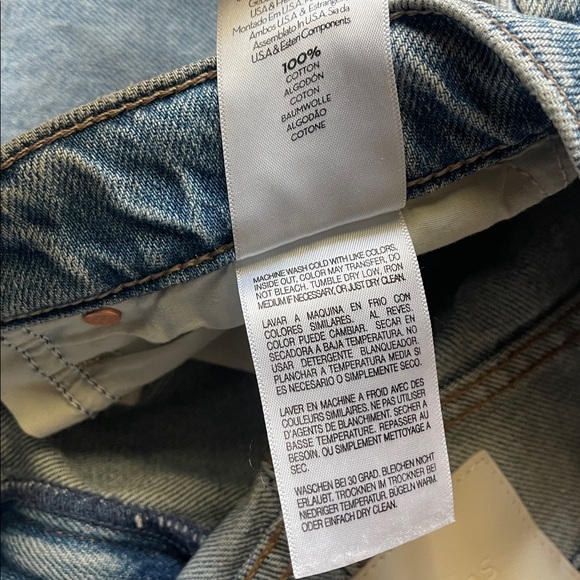 Mother Dodger Skimp Cuff Jeans Wide Leg Leap of Faith 26 - Picture 9 of 10